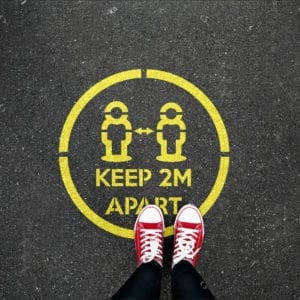 Keep 2m apart