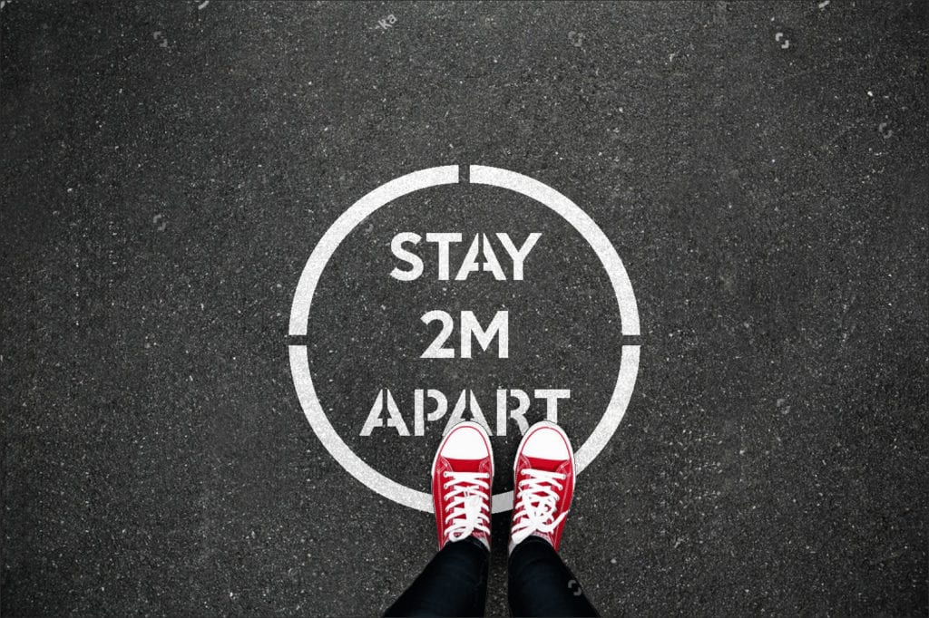 Stay 2m apart