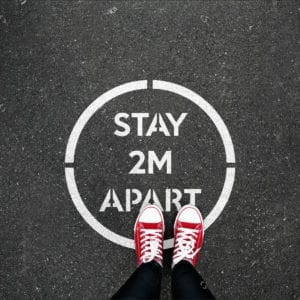 Stay 2m apart