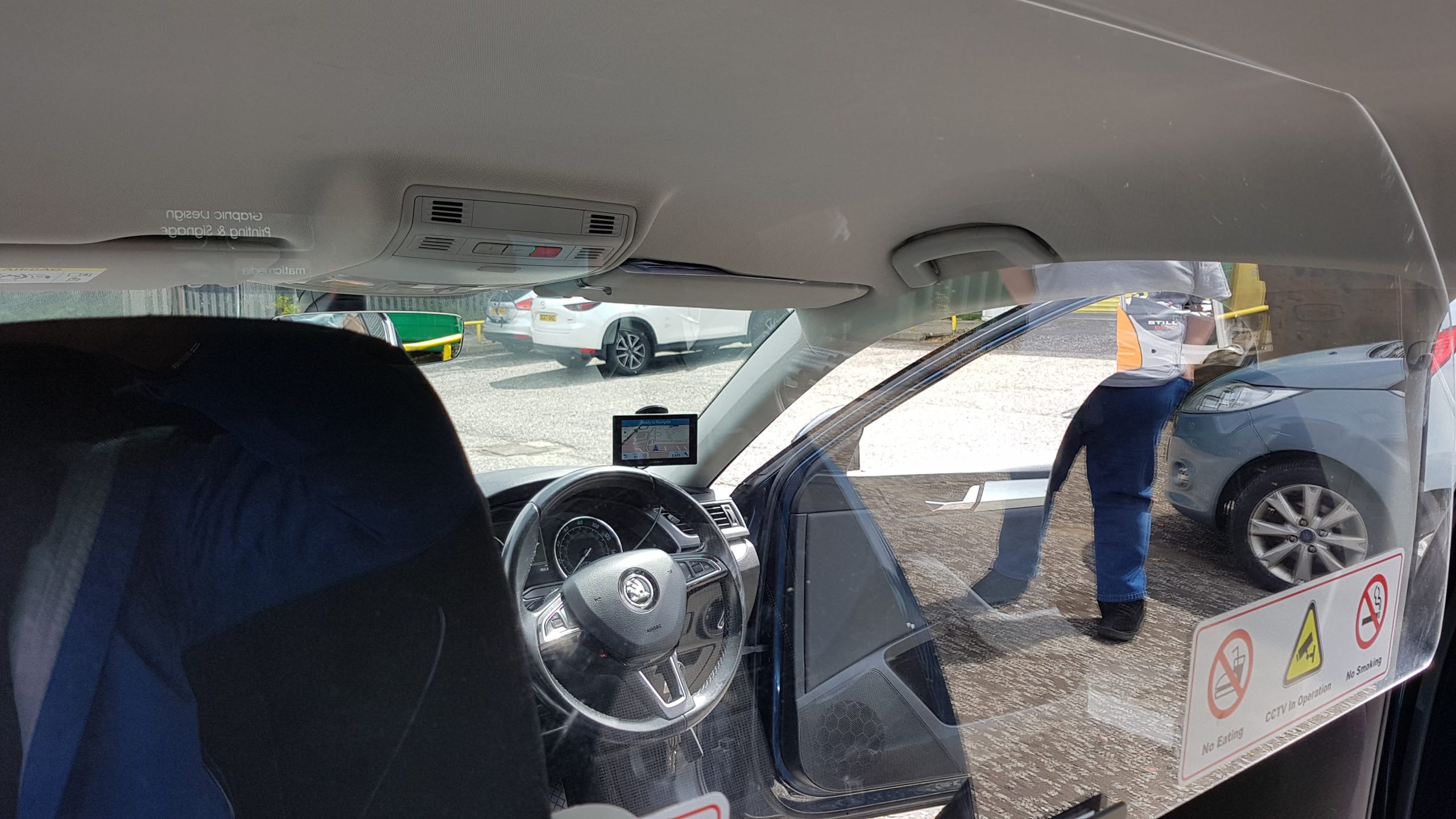 ZMCOV Écran De Séparation Entre Taxi Conducteur Et Passager Clear Séparateur Cloison Anti-Éternuement Sneeze Guard Shield Voiture Plexiglass Protection 
