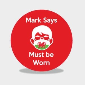 Mark Says wear a face mask
